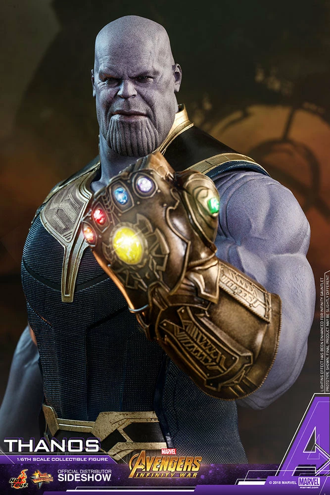 Hot Sale 👍 Avengers Earth's Heroes Thanos Sixth Scale Figure By Hot Toys Avengers: Infinity War - Movie Masterpiece Series 🥰 4 Avengers Earth's Heroes Thanos Sixth Scale Figure By Hot Toys Avengers: Infinity War - Movie Masterpiece Series