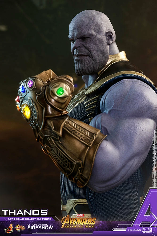 Hot Sale 👍 Avengers Earth's Heroes Thanos Sixth Scale Figure By Hot Toys Avengers: Infinity War - Movie Masterpiece Series 🥰 16 Avengers Earth's Heroes Thanos Sixth Scale Figure By Hot Toys Avengers: Infinity War - Movie Masterpiece Series