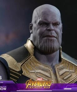 Hot Sale 👍 Avengers Earth's Heroes Thanos Sixth Scale Figure By Hot Toys Avengers: Infinity War - Movie Masterpiece Series 🥰 37 Avengers Earth's Heroes Thanos Sixth Scale Figure By Hot Toys Avengers: Infinity War - Movie Masterpiece Series
