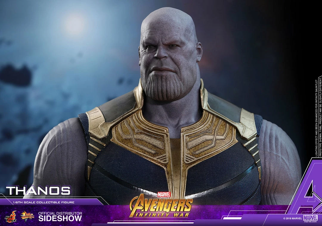 Hot Sale 👍 Avengers Earth's Heroes Thanos Sixth Scale Figure By Hot Toys Avengers: Infinity War - Movie Masterpiece Series 🥰 19 Avengers Earth's Heroes Thanos Sixth Scale Figure By Hot Toys Avengers: Infinity War - Movie Masterpiece Series