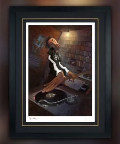 The DJ Art Print By Sideshow Collectibles By Groundbreaking Artist Justin BUA.