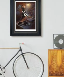 The DJ Art Print By Sideshow Collectibles By Groundbreaking Artist Justin BUA.