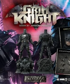 Hot Pop Cultures Store The Grim Knight Statue By Prime 1 Studio Design By Jason Fabok - 1:3 Scale - Museum Masterline - Dark Nights: Metal (Comics) Premium Collection