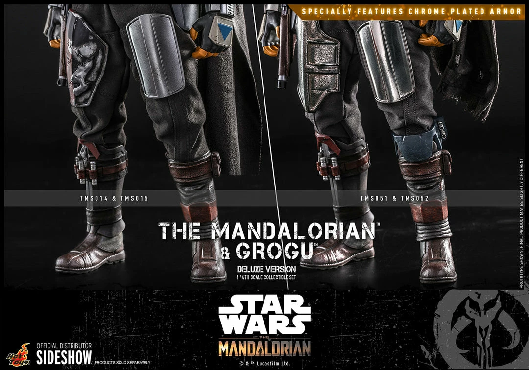 Hot Sale ✔️ Hot Toys The Mandalorian™ And Grogu™ Sixth Scale Figure Set 😀 16 Hot Toys The Mandalorian™ And Grogu™ Sixth Scale Figure Set