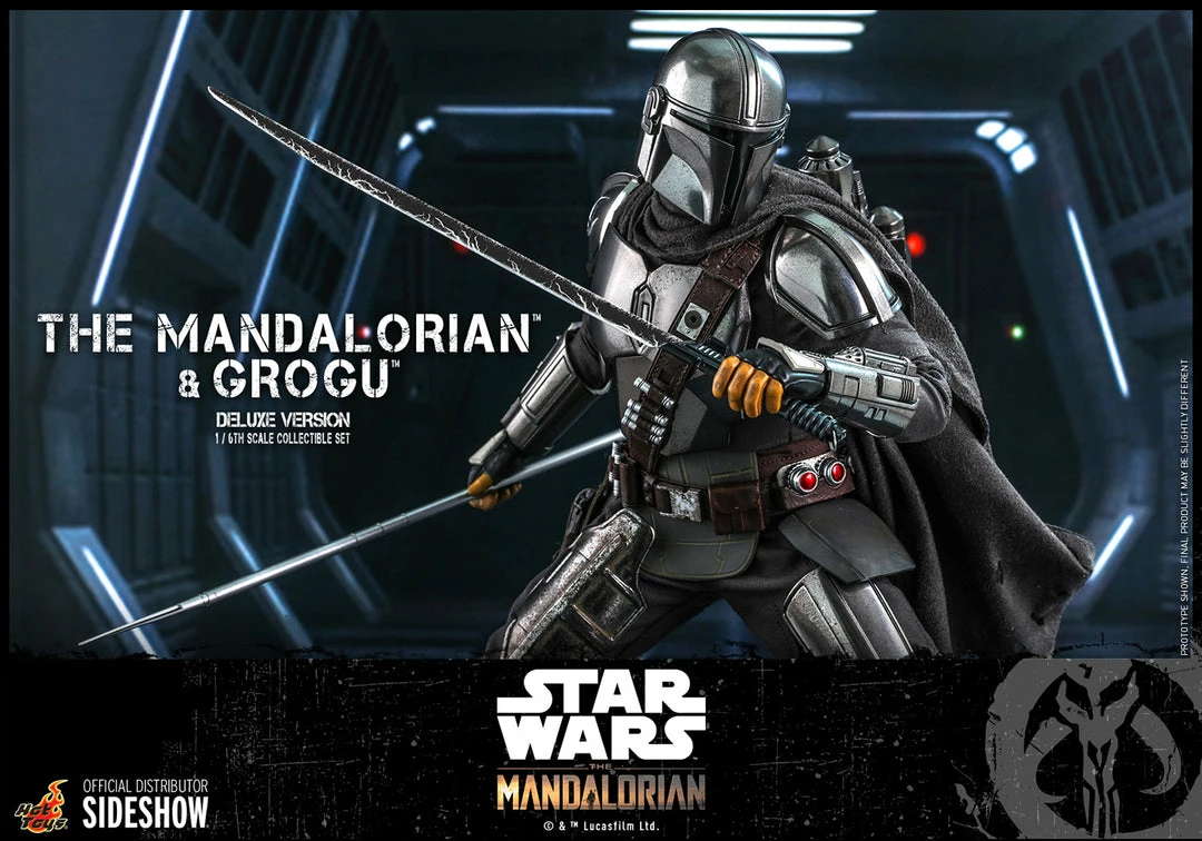 Hot Sale ✔️ Hot Toys The Mandalorian™ And Grogu™ Sixth Scale Figure Set 😀 12 Hot Toys The Mandalorian™ And Grogu™ Sixth Scale Figure Set