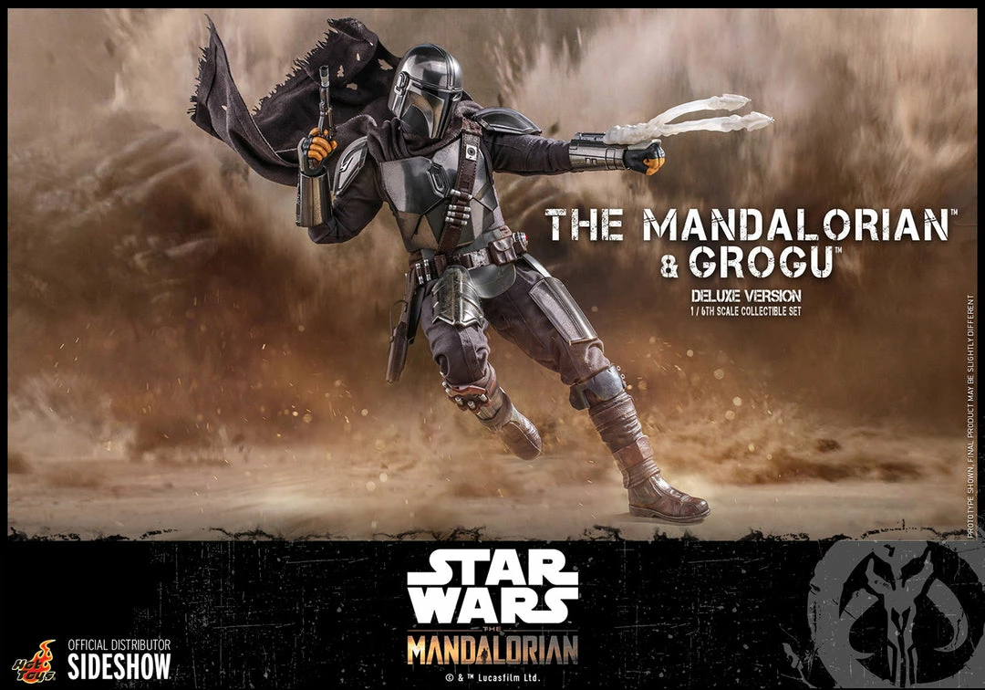 Hot Sale ✔️ Hot Toys The Mandalorian™ And Grogu™ Sixth Scale Figure Set 😀 3 Hot Toys The Mandalorian™ And Grogu™ Sixth Scale Figure Set