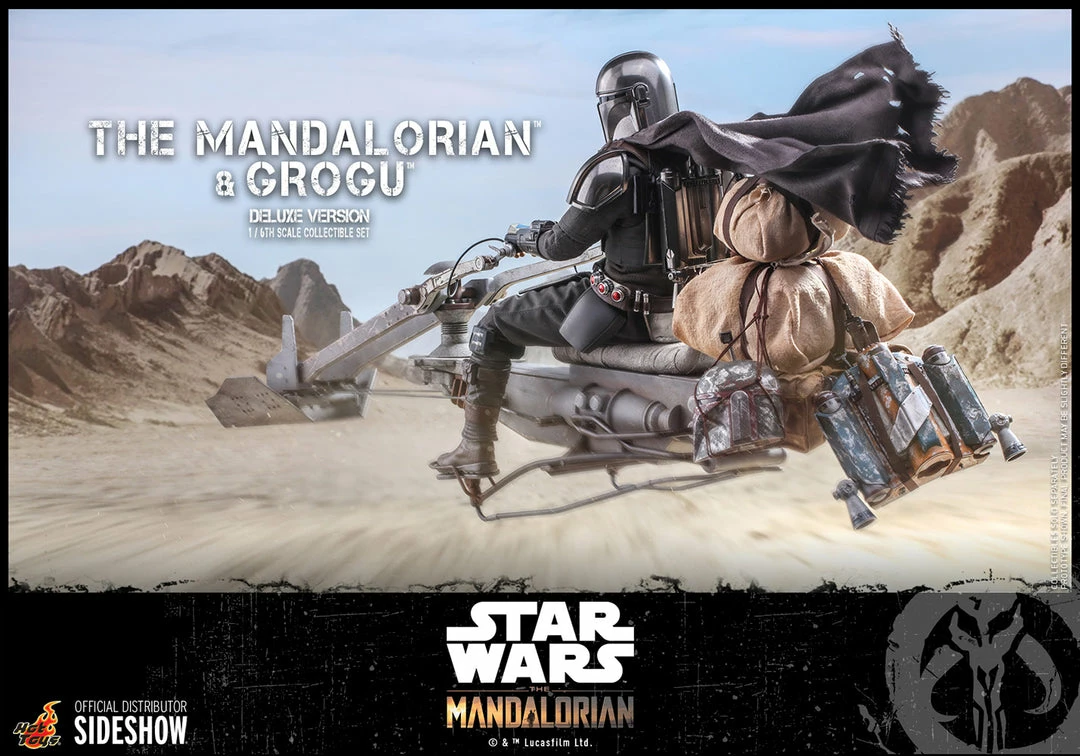 Hot Sale ✔️ Hot Toys The Mandalorian™ And Grogu™ Sixth Scale Figure Set 😀 4 Hot Toys The Mandalorian™ And Grogu™ Sixth Scale Figure Set