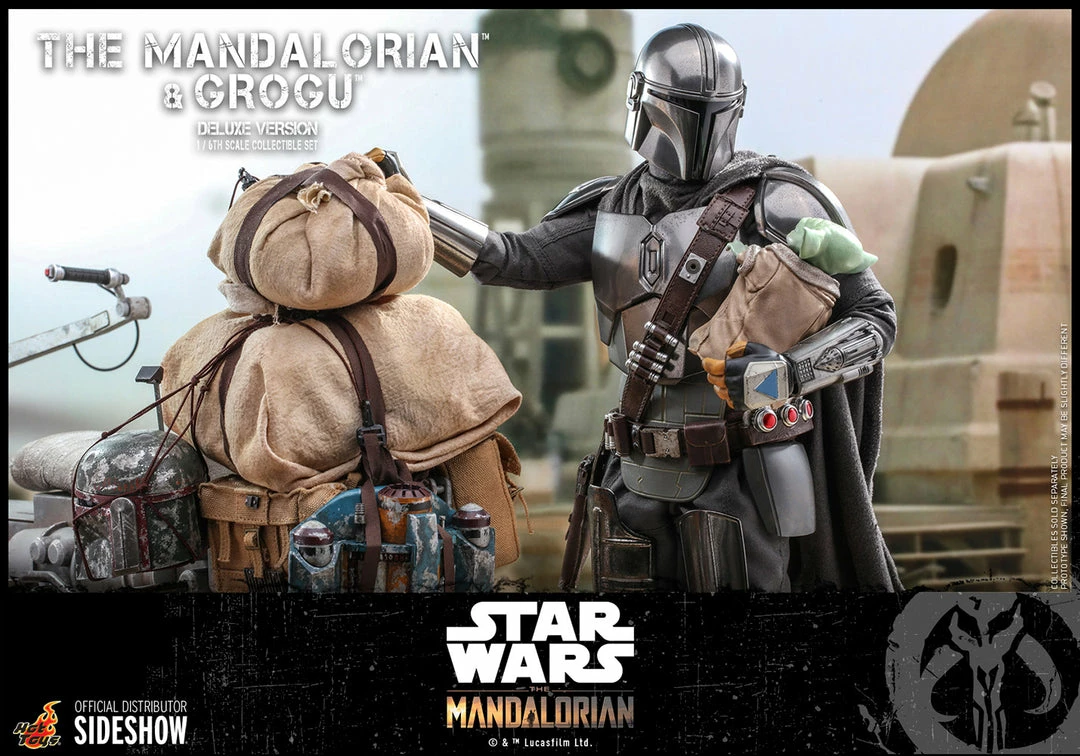 Hot Sale ✔️ Hot Toys The Mandalorian™ And Grogu™ Sixth Scale Figure Set 😀 5 Hot Toys The Mandalorian™ And Grogu™ Sixth Scale Figure Set