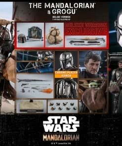 Hot Sale ✔️ Hot Toys The Mandalorian™ And Grogu™ Sixth Scale Figure Set 😀 29 Hot Toys The Mandalorian™ And Grogu™ Sixth Scale Figure Set