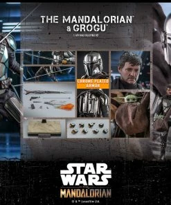 Hot Pop Cultures Store Sixth Scale Collectible Figures The Mandalorian™ And Grogu™ Sixth Scale Figure Set