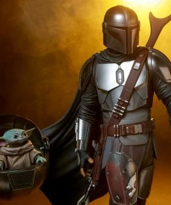 New ⌛ Premium Collection The Mandalorian™ And Grogu™ Premium Format™ Figure By Sideshow Collectibles 💯 9 Premium Collection The Mandalorian™ And Grogu™ Premium Format™ Figure By Sideshow Collectibles