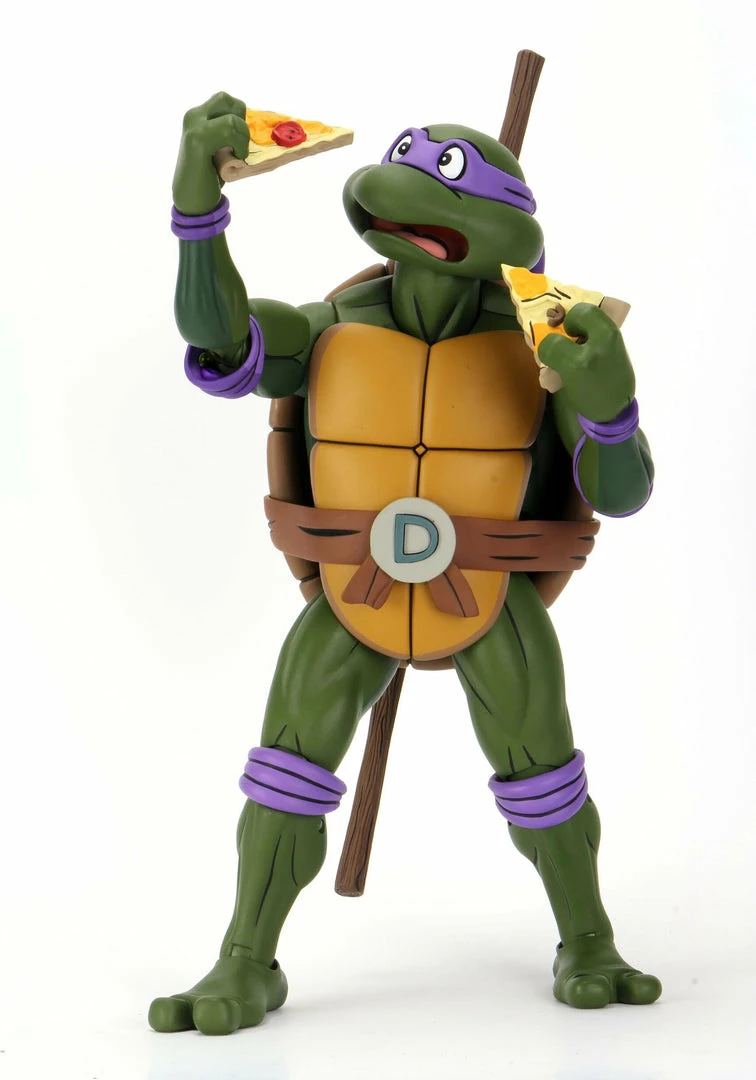 Brand new ⌛ NECA Teenage Mutant Ninja Turtles Cartoon Donatello 1/4 Scale Action Figure ⌛ 2 NECA Teenage Mutant Ninja Turtles Cartoon Donatello 1/4 Scale Action Figure