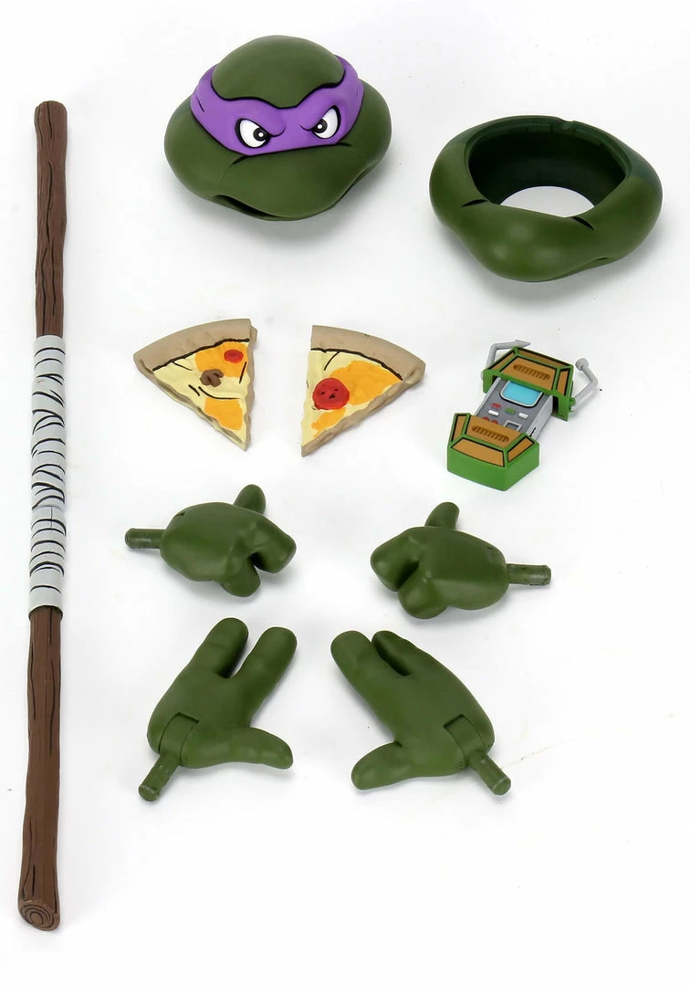 Brand new ⌛ NECA Teenage Mutant Ninja Turtles Cartoon Donatello 1/4 Scale Action Figure ⌛ 3 NECA Teenage Mutant Ninja Turtles Cartoon Donatello 1/4 Scale Action Figure