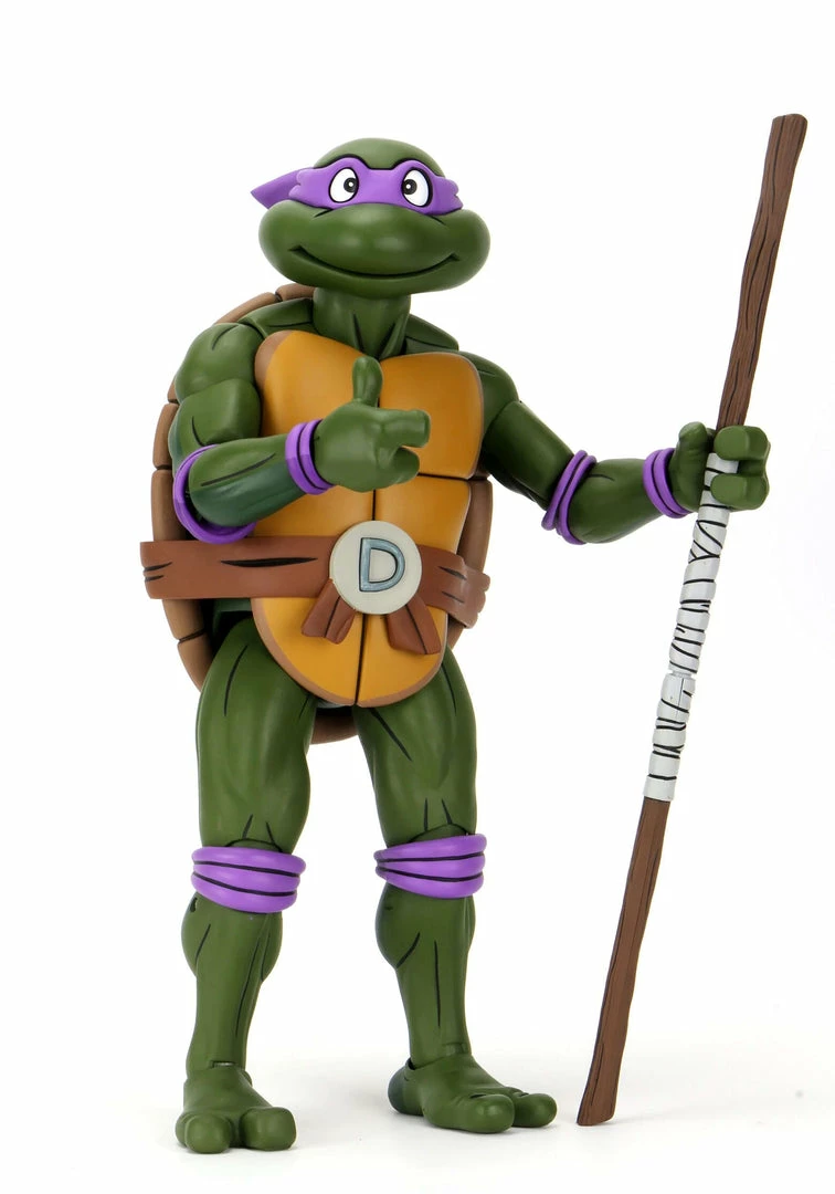 Brand new ⌛ NECA Teenage Mutant Ninja Turtles Cartoon Donatello 1/4 Scale Action Figure ⌛ 4 NECA Teenage Mutant Ninja Turtles Cartoon Donatello 1/4 Scale Action Figure