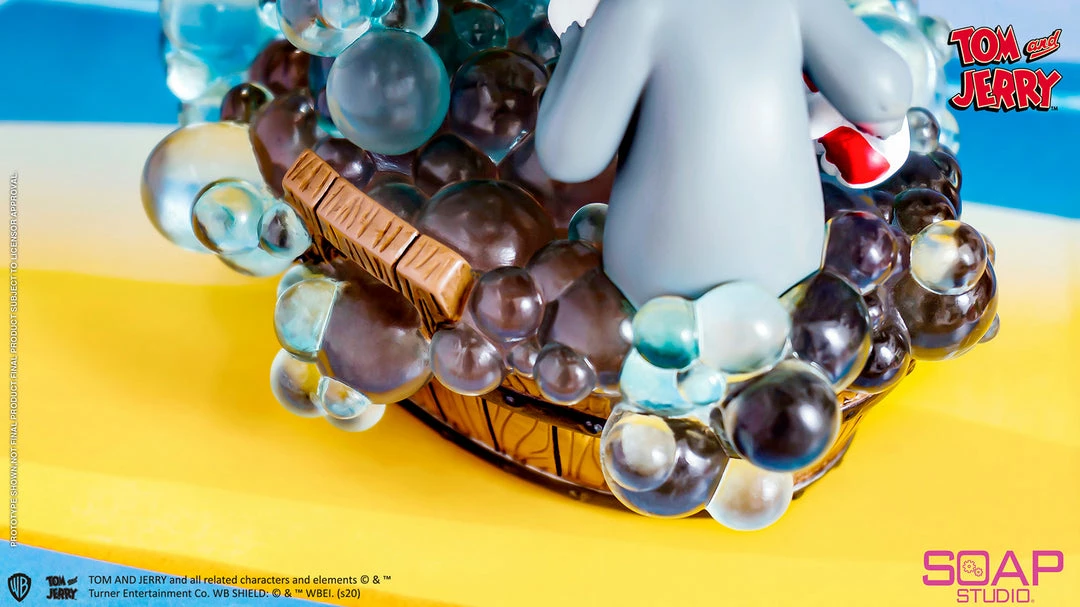 New 😍 Tom And Jerry - Bath Time Statue By Soap Studio Looney Tunes 👍 4 Tom And Jerry - Bath Time Statue By Soap Studio Looney Tunes