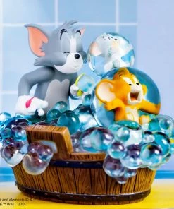 New 😍 Tom And Jerry - Bath Time Statue By Soap Studio Looney Tunes 👍 15 Tom And Jerry - Bath Time Statue By Soap Studio Looney Tunes