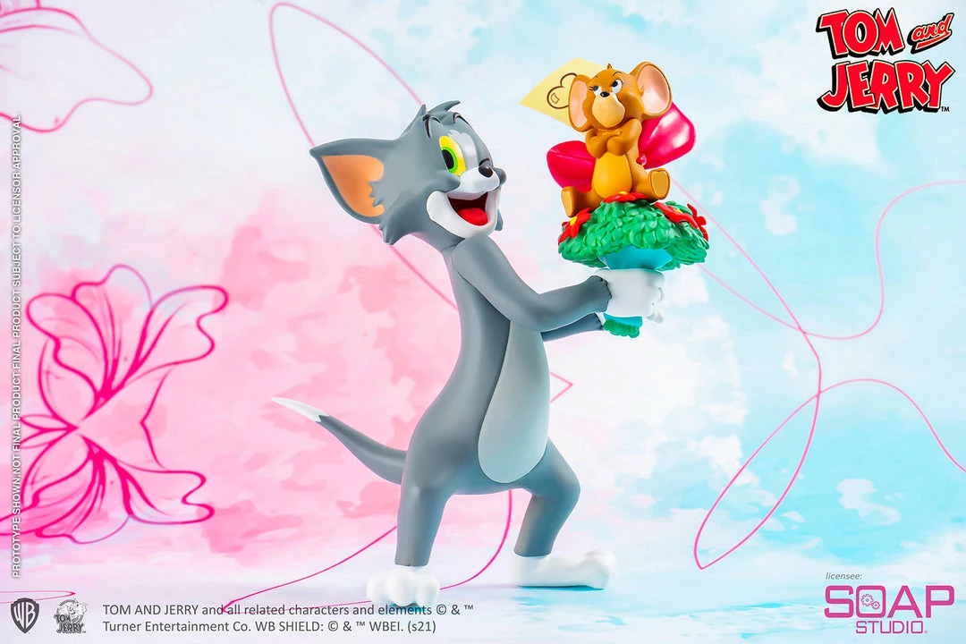 Brand new 😀 Tom And Jerry – Just For You Statue By Soap Studio 😀 6 Tom And Jerry – Just For You Statue By Soap Studio