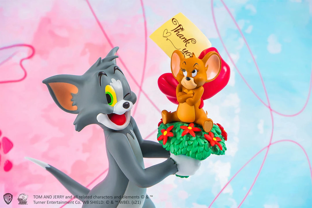 Brand new 😀 Tom And Jerry – Just For You Statue By Soap Studio 😀 12 Tom And Jerry – Just For You Statue By Soap Studio