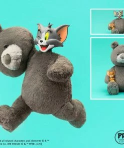 Tom And Jerry Plush Teddy Bear (Charcoal Gray) Collectible Figure By Soap Studio