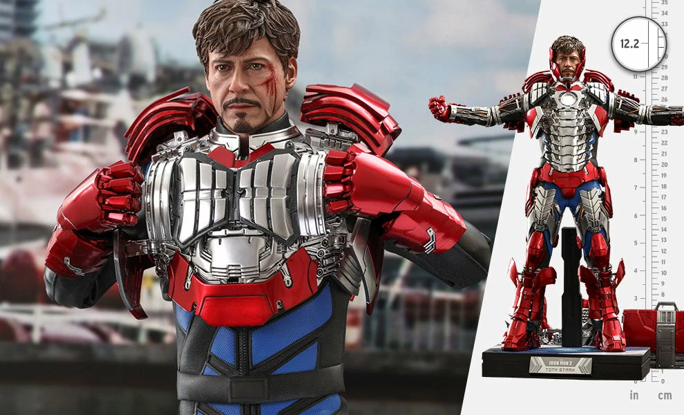 Buy π Tony Stark (Mark V Suit Up Version) Deluxe Sixth Scale Figure By Hot Toys Movie Masterpiece Series β Iron Man 2 π 1 Tony Stark (Mark V Suit Up Version) Deluxe Sixth Scale Figure By Hot Toys Movie Masterpiece Series β Iron Man 2