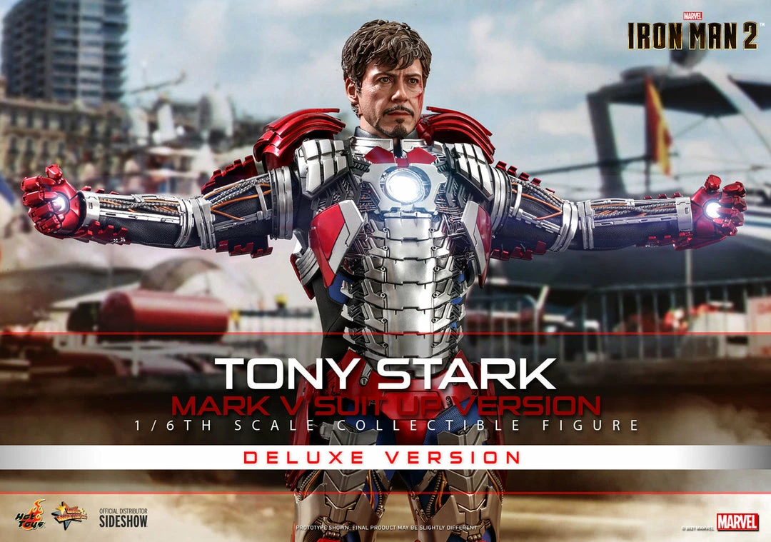 Buy π Tony Stark (Mark V Suit Up Version) Deluxe Sixth Scale Figure By Hot Toys Movie Masterpiece Series β Iron Man 2 π 20 Tony Stark (Mark V Suit Up Version) Deluxe Sixth Scale Figure By Hot Toys Movie Masterpiece Series β Iron Man 2
