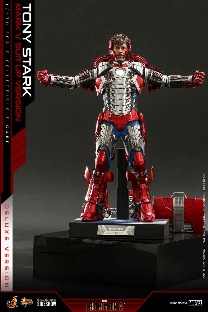 Buy π Tony Stark (Mark V Suit Up Version) Deluxe Sixth Scale Figure By Hot Toys Movie Masterpiece Series β Iron Man 2 π 6 Tony Stark (Mark V Suit Up Version) Deluxe Sixth Scale Figure By Hot Toys Movie Masterpiece Series β Iron Man 2