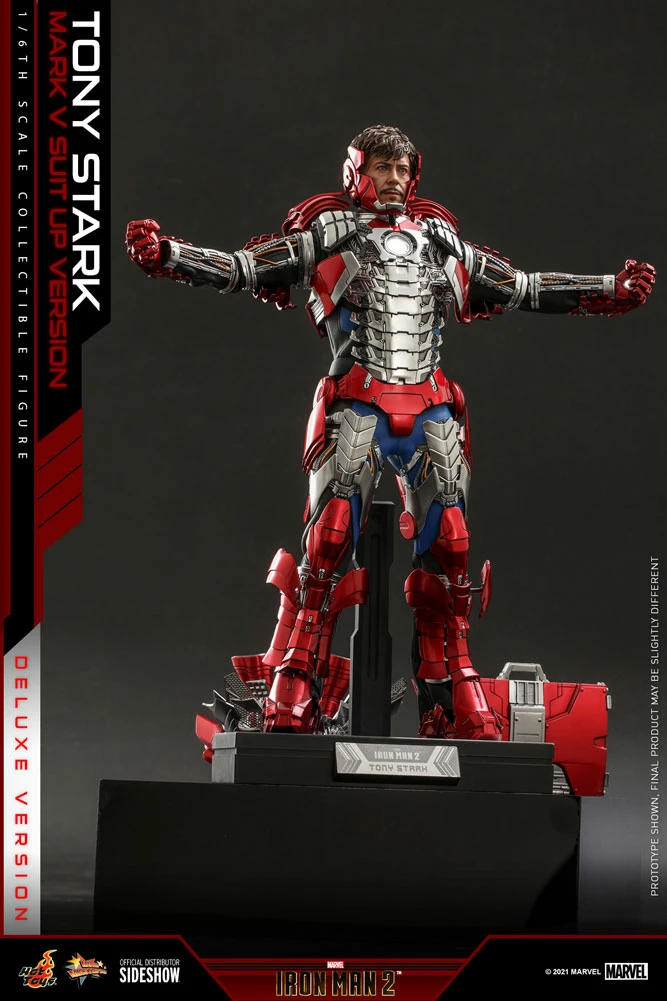Buy π Tony Stark (Mark V Suit Up Version) Deluxe Sixth Scale Figure By Hot Toys Movie Masterpiece Series β Iron Man 2 π 17 Tony Stark (Mark V Suit Up Version) Deluxe Sixth Scale Figure By Hot Toys Movie Masterpiece Series β Iron Man 2