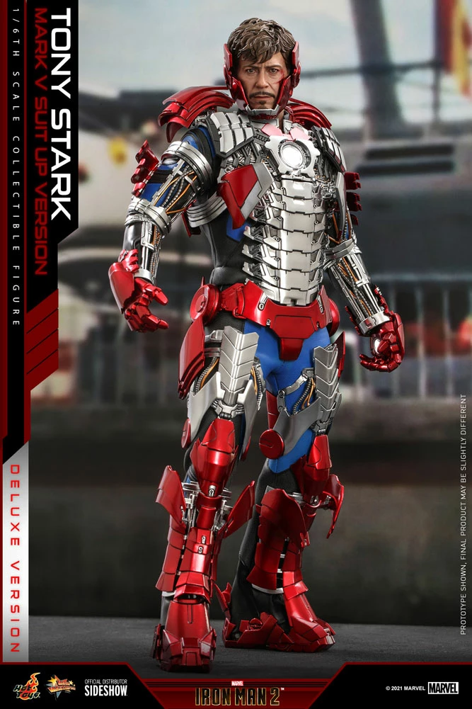 Buy π Tony Stark (Mark V Suit Up Version) Deluxe Sixth Scale Figure By Hot Toys Movie Masterpiece Series β Iron Man 2 π 7 Tony Stark (Mark V Suit Up Version) Deluxe Sixth Scale Figure By Hot Toys Movie Masterpiece Series β Iron Man 2