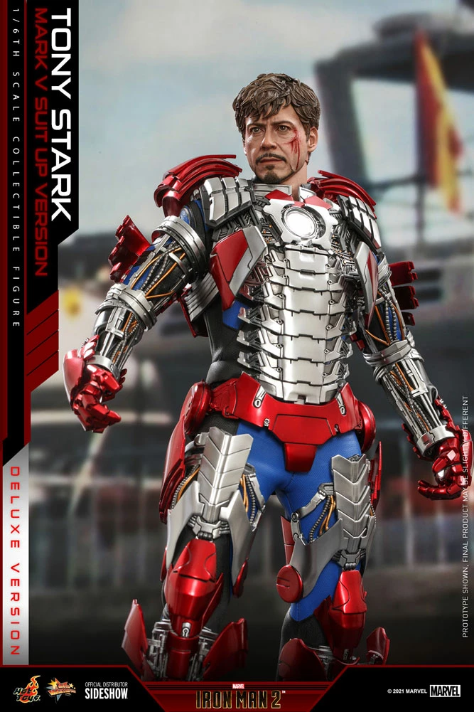 Buy π Tony Stark (Mark V Suit Up Version) Deluxe Sixth Scale Figure By Hot Toys Movie Masterpiece Series β Iron Man 2 π 18 Tony Stark (Mark V Suit Up Version) Deluxe Sixth Scale Figure By Hot Toys Movie Masterpiece Series β Iron Man 2