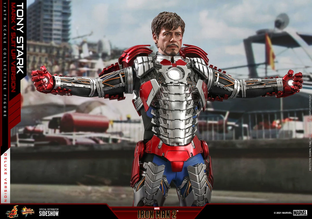 Buy π Tony Stark (Mark V Suit Up Version) Deluxe Sixth Scale Figure By Hot Toys Movie Masterpiece Series β Iron Man 2 π 3 Tony Stark (Mark V Suit Up Version) Deluxe Sixth Scale Figure By Hot Toys Movie Masterpiece Series β Iron Man 2