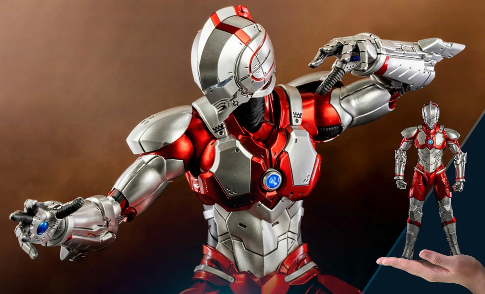 New ✔️ Ultraman Suit (Anime Version) Sixth Scale Figure By Threezero ✨ 1 Ultraman Suit (Anime Version) Sixth Scale Figure By Threezero