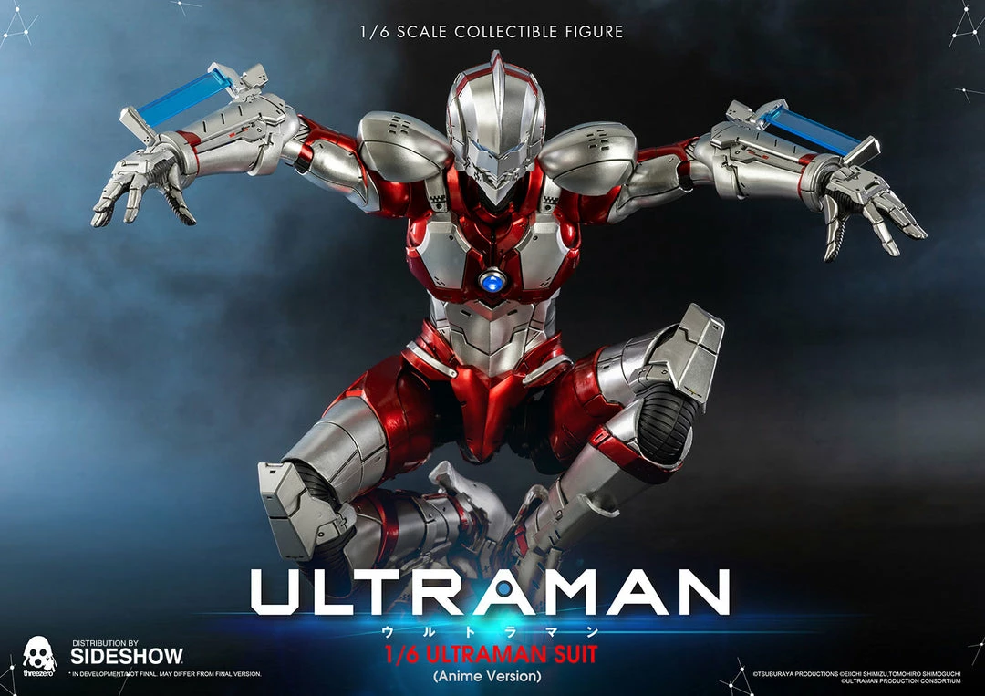New ✔️ Ultraman Suit (Anime Version) Sixth Scale Figure By Threezero ✨ 3 Ultraman Suit (Anime Version) Sixth Scale Figure By Threezero