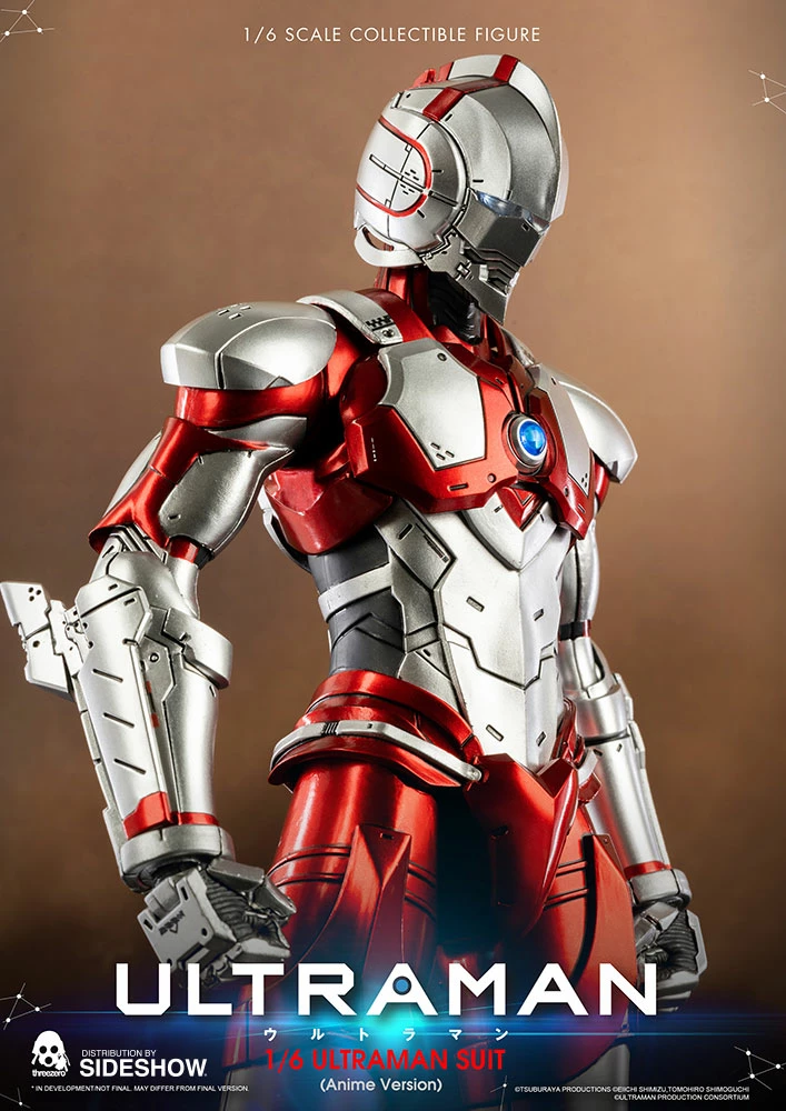 New ✔️ Ultraman Suit (Anime Version) Sixth Scale Figure By Threezero ✨ 11 Ultraman Suit (Anime Version) Sixth Scale Figure By Threezero