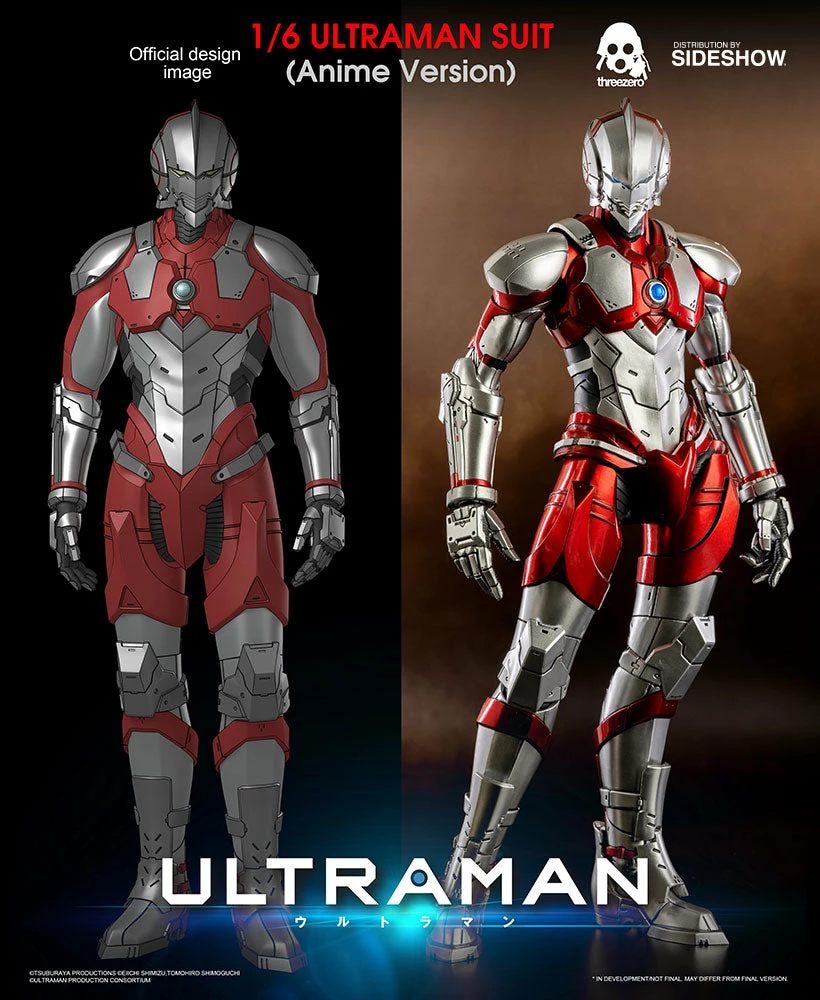 New ✔️ Ultraman Suit (Anime Version) Sixth Scale Figure By Threezero ✨ 9 Ultraman Suit (Anime Version) Sixth Scale Figure By Threezero