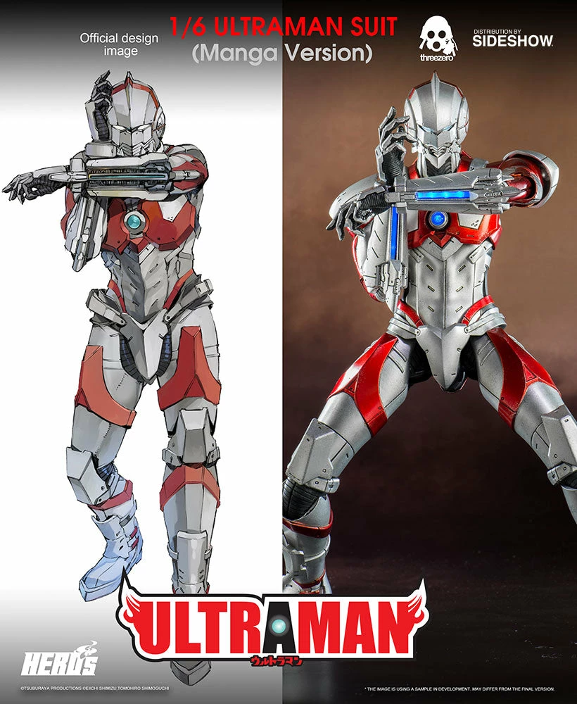 New ✔️ Ultraman Suit (Anime Version) Sixth Scale Figure By Threezero ✨ 10 Ultraman Suit (Anime Version) Sixth Scale Figure By Threezero