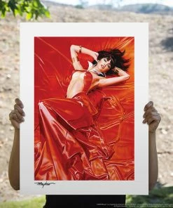 Vampirella: Roses For The Dead Fine Art Print By Renowned Comic Book Artist Mike Mayhew. Art Print By Sideshow Collectibles Art Work Murals & Prints