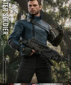 Winter Soldier Sixth Scale Figure By Hot Toys Television Masterpiece Series - The Falcon And The Winter Soldier Avengers Earth's Heroes