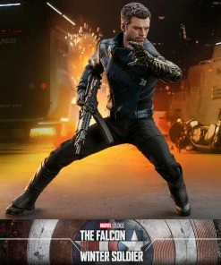 Winter Soldier Sixth Scale Figure By Hot Toys Television Masterpiece Series - The Falcon And The Winter Soldier Avengers Earth's Heroes