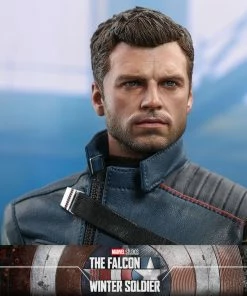 Winter Soldier Sixth Scale Figure By Hot Toys Television Masterpiece Series - The Falcon And The Winter Soldier Avengers Earth's Heroes