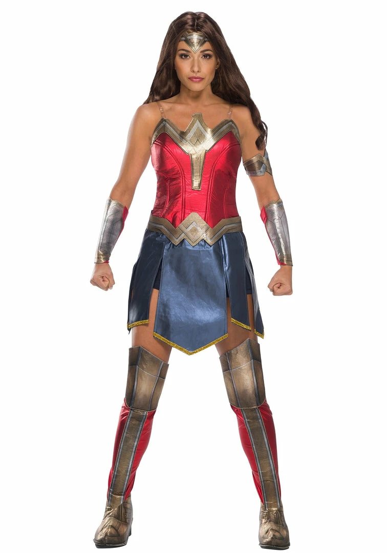 Hot Sale 🎉 DC Comics Costumes Cosplay, 💀 Halloween Costumes DC Wonder 👩 Woman Deluxe Costume For 👩 Women 🔥 1 DC Comics Costumes Cosplay, Halloween Costumes DC Wonder Woman Deluxe Costume For Women