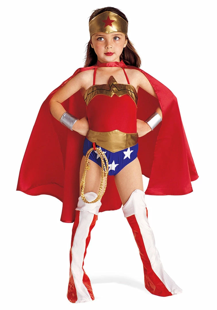 Brand new 👍 Fun.com Wonder 👩 Woman 👧 Girls Costume Cosplay, 🦇 Halloween Costumes 🔥 1 Fun.com Wonder Woman Girls Costume Cosplay, Halloween Costumes