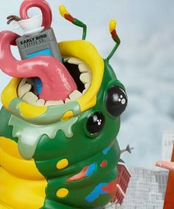 Wrath Of Wormzilla! Designer Collectible Toy By Unruly Industries™ By Mike "Poopbird" Groves