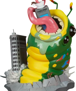 Hot Pop Cultures Store 32 Wrath Of Wormzilla! Designer Collectible Toy By Unruly Industries™ By Mike "Poopbird" Groves